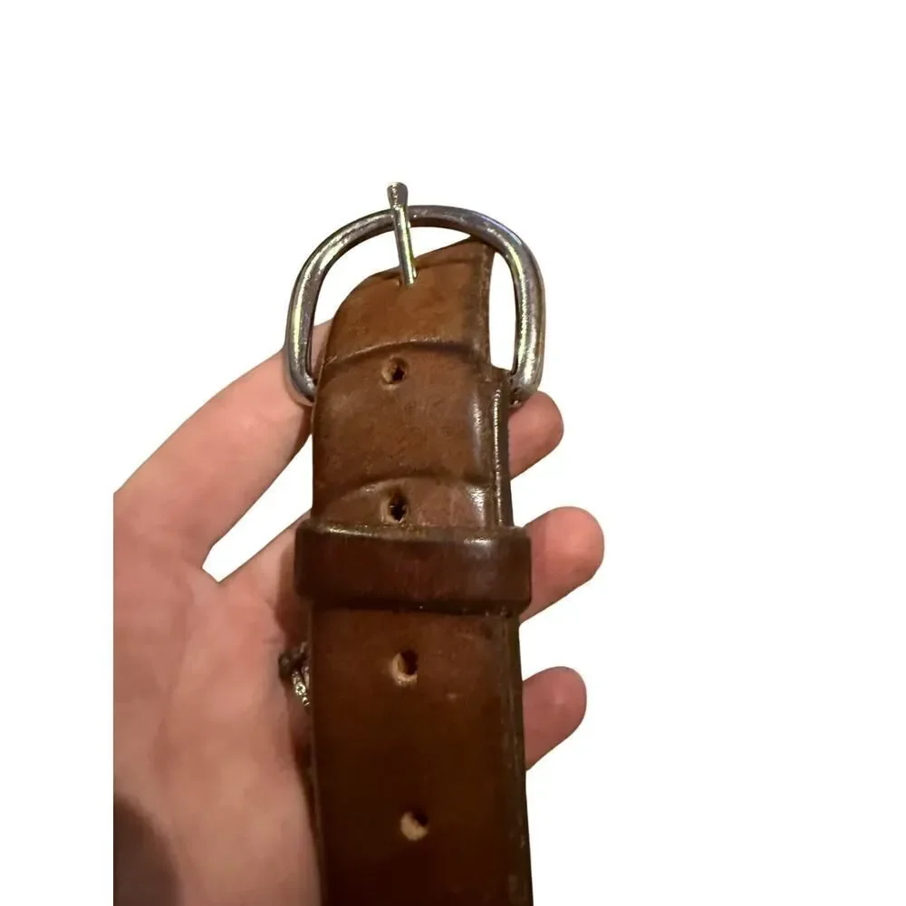 Tony Lama Brown Leather Belt Men’s Sz. 44